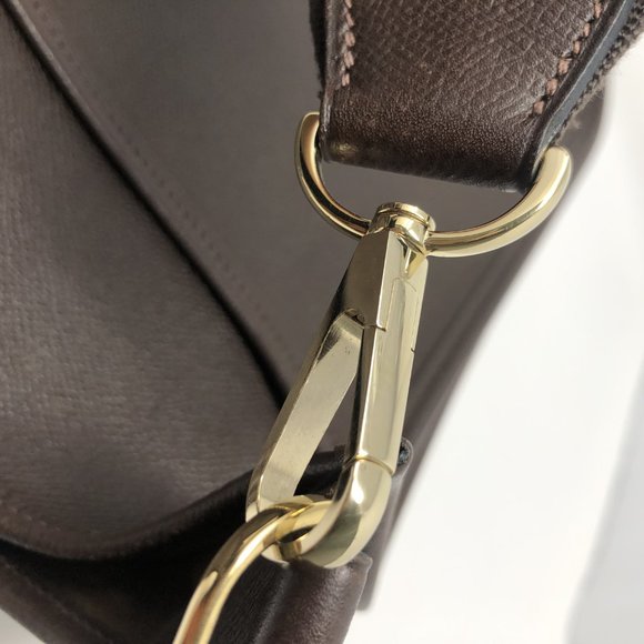 HERMES Evelyne Dark Brown Crossbody - Picture 12 of 13